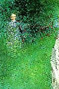 Carl Larsson i hagtornshacken Spain oil painting artist